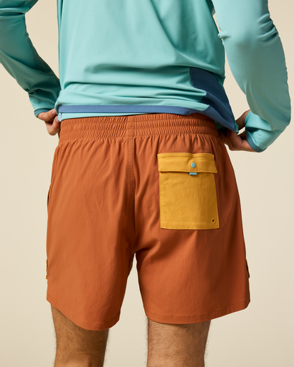 Brinco 5" Short - Solid - Men's - Whiskey - US 2977