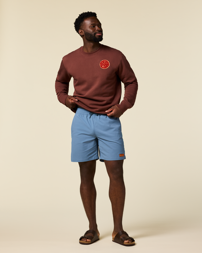 Brinco 7" Short - Solid - Men's - Steel Blue - US 1477