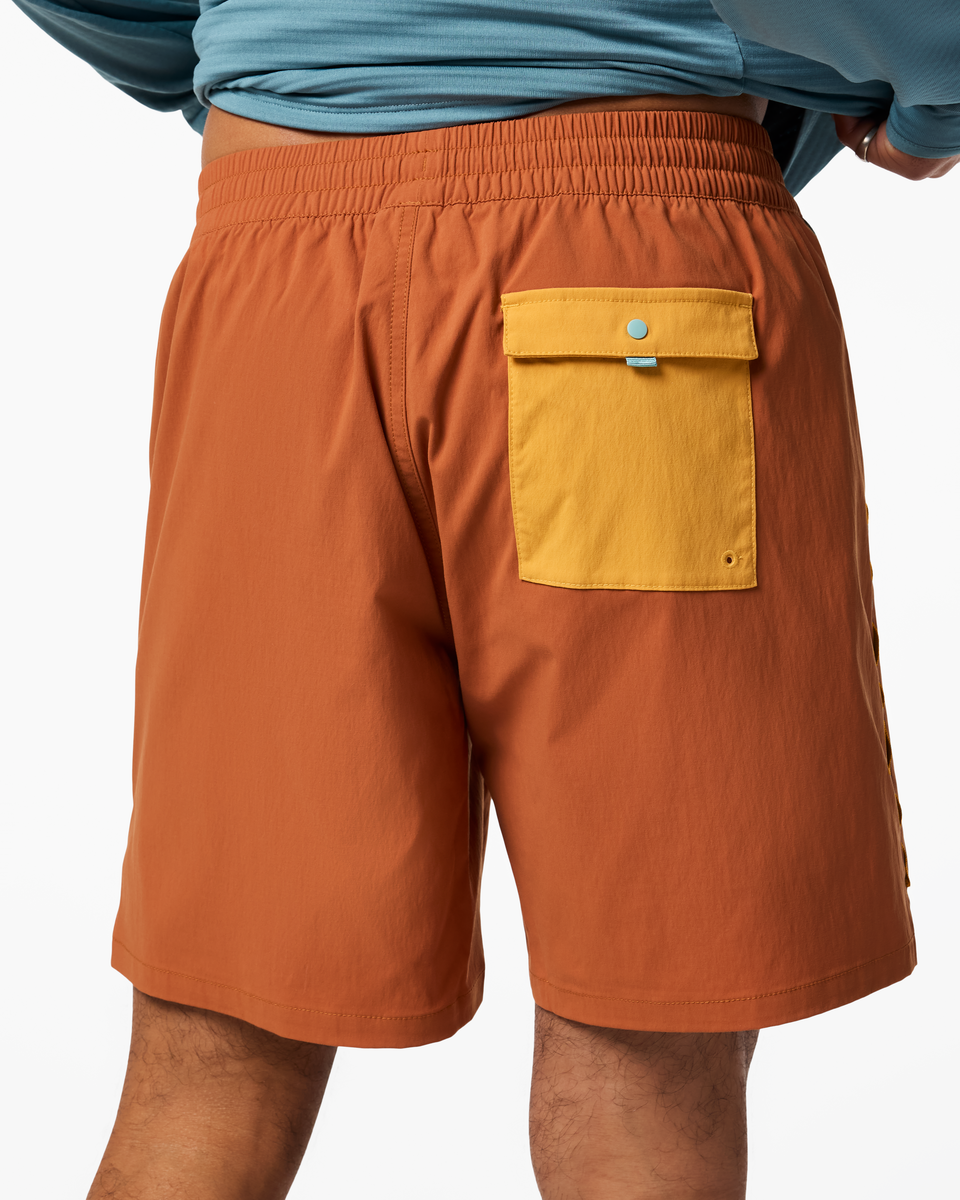 Brinco 7" Short - Solid - Men's - Whiskey - US 7697