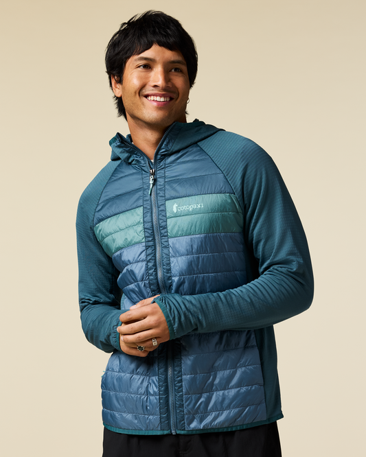 Capa Hybrid Insulated Hooded Jacket - Men's - Ocean/Steel Blue - US 3891