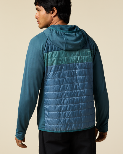 Capa Hybrid Insulated Hooded Jacket - Men's - Ocean/Steel Blue - US 3891