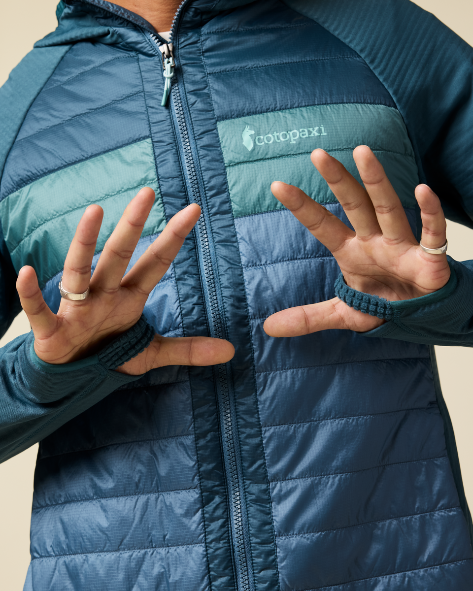 Capa Hybrid Insulated Hooded Jacket - Men's - Ocean/Steel Blue - US 3891