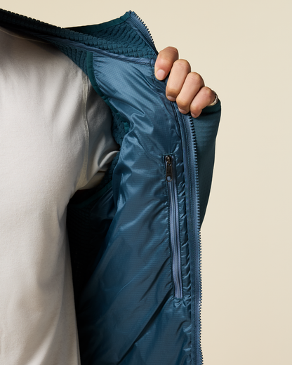 Capa Hybrid Insulated Hooded Jacket - Men's - Ocean/Steel Blue - US 3891