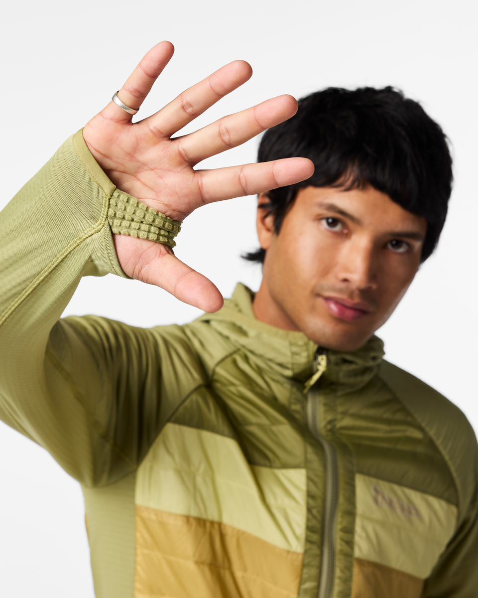 Capa Hybrid Insulated Hooded Jacket - Men's - Seed/Husk - US 8399
