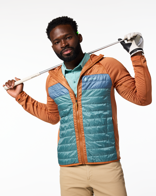 Capa Hybrid Insulated Hooded Jacket - Men's - Whiskey/Everglade - US 4410