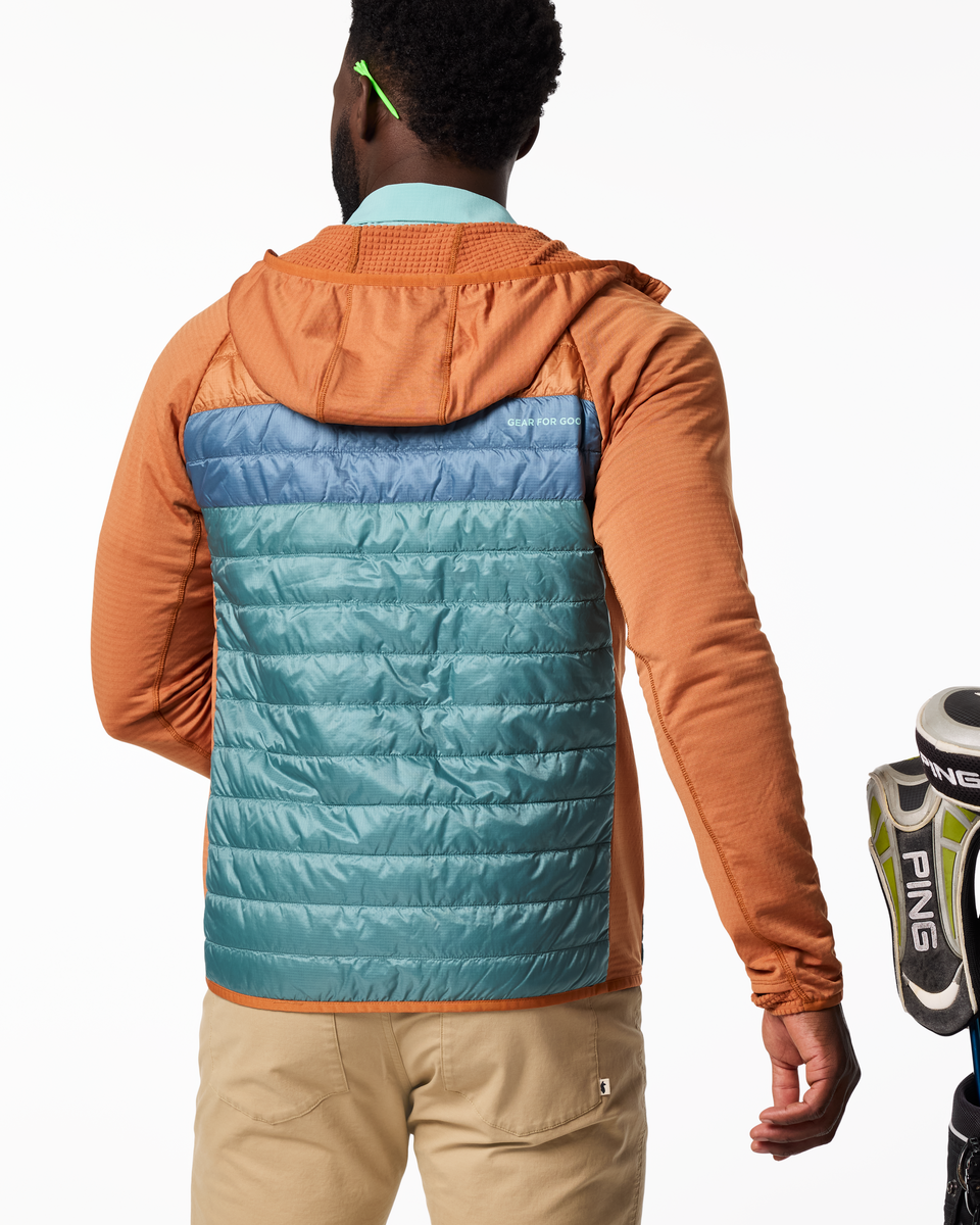 Capa Hybrid Insulated Hooded Jacket - Men's - Whiskey/Everglade - US 4410