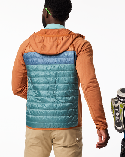 Capa Hybrid Insulated Hooded Jacket - Men's - Whiskey/Everglade - US 4410