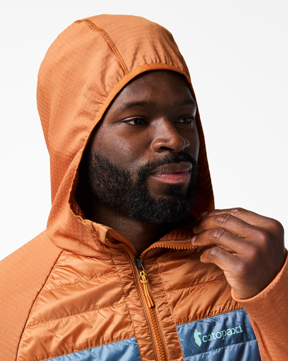 Capa Hybrid Insulated Hooded Jacket - Men's - Whiskey/Everglade - US 4410