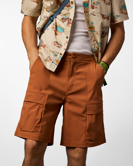 Coraje Tech Cargo Short - Men's - Whiskey - US 3147