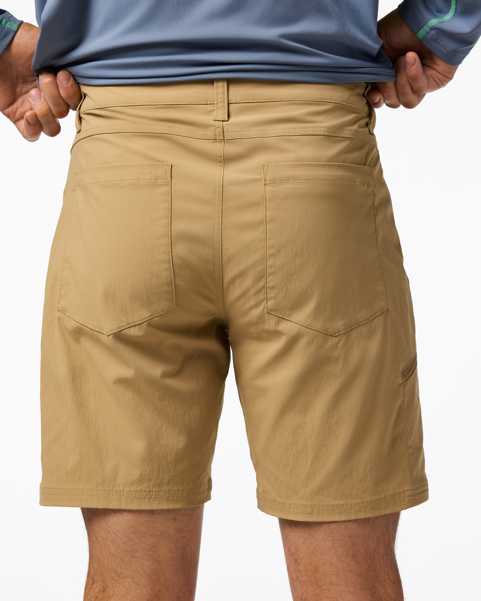 Coraje Tech Short - Men's - Khaki - US 7489