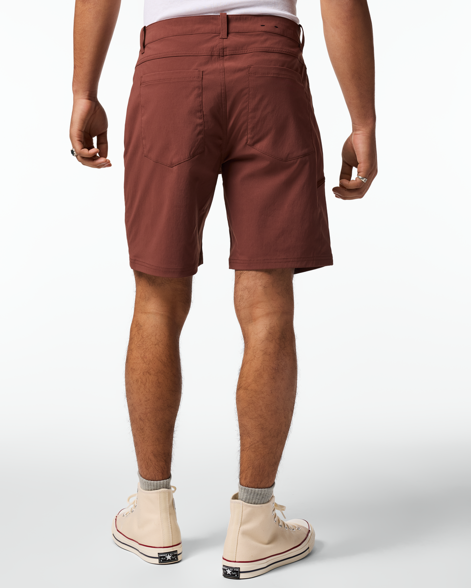 Coraje Tech Short - Men's - Sepia - US 6384
