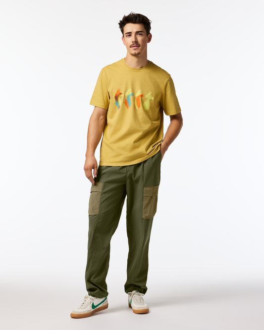 Cuatro Bitmap T-Shirt - Men's - Husk - US 9439