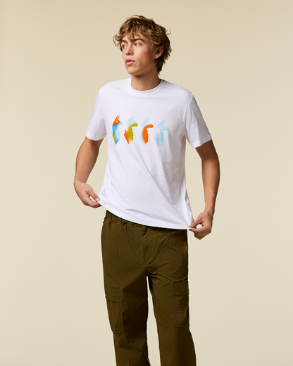 Cuatro Bitmap T-Shirt - Men's - White - US 4199