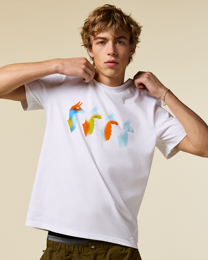 Cuatro Bitmap T-Shirt - Men's - White - US 4199