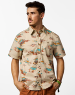 Estival Button Up Shirt - Print - Men's - Mt Cotopaxi Cream - US 5956
