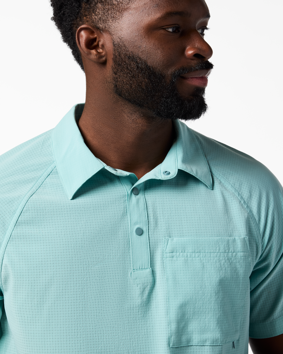 Pulso Tech Polo - Men's - Tide Pool - US 3847