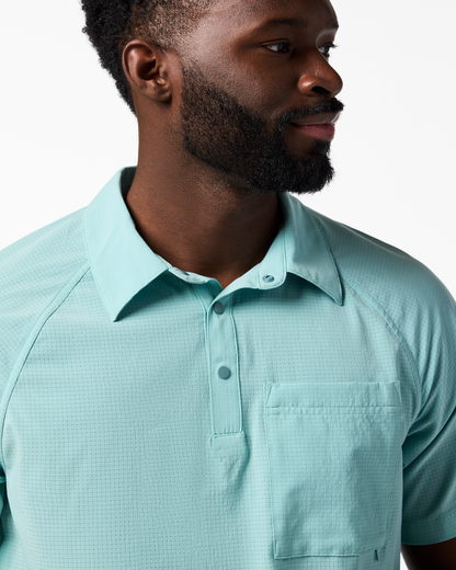 Pulso Tech Polo - Men's - Tide Pool - US 3847