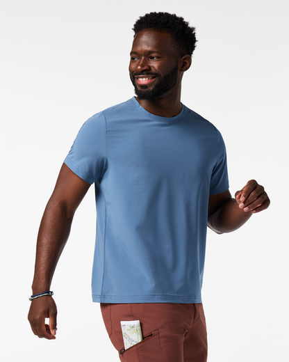 Pulso Tech T-Shirt - Men's - Steel Blue - US 9044