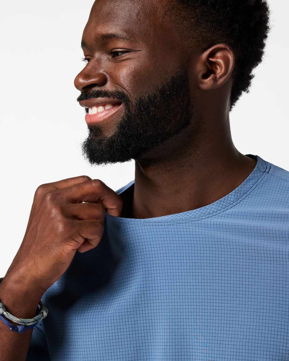 Pulso Tech T-Shirt - Men's - Steel Blue - US 9044