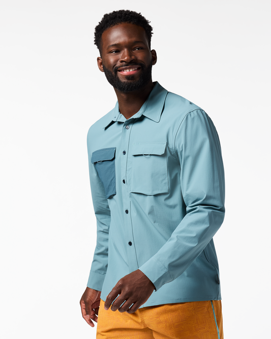 Solta Long-Sleeve Sun Shirt - Men's - Everglade - US 7583