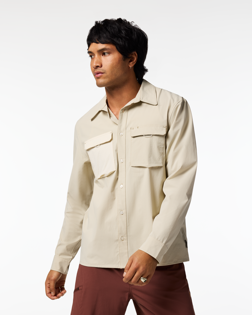 Solta Long-Sleeve Sun Shirt - Men's - Mineral - US 3464