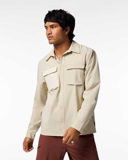 Solta Long-Sleeve Sun Shirt - Men's - Mineral - US 3464