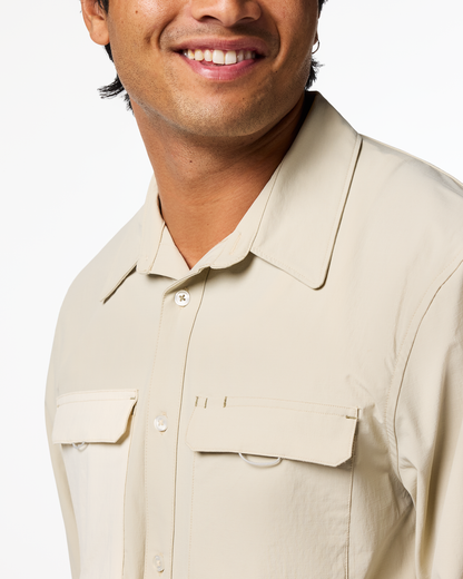 Solta Long-Sleeve Sun Shirt - Men's - Mineral - US 3464