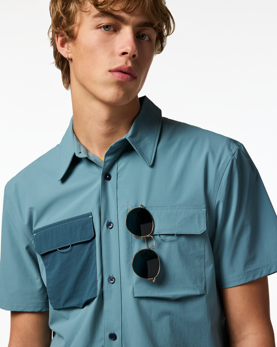 Solta Short-Sleeve Sun Shirt - Men's - Everglade - US 8032