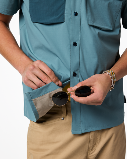 Solta Short-Sleeve Sun Shirt - Men's - Everglade - US 8032