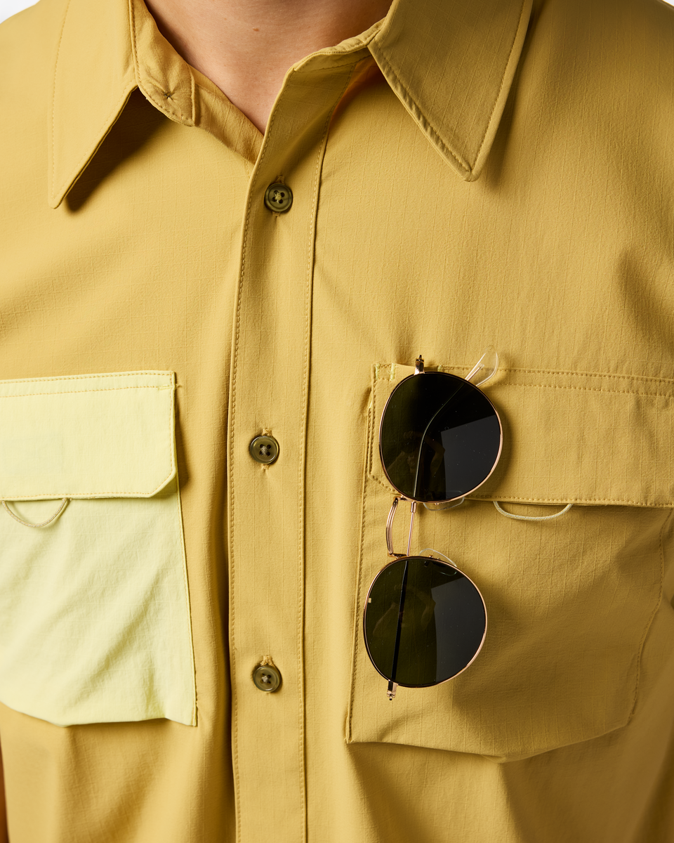 Solta Short-Sleeve Sun Shirt - Men's - Husk - US 6920