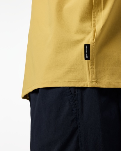 Solta Short-Sleeve Sun Shirt - Men's - Husk - US 6920