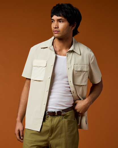 Solta Short-Sleeve Sun Shirt - Men's - Mineral - US 7132