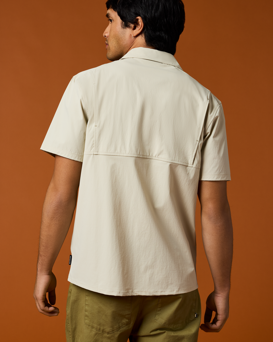 Solta Short-Sleeve Sun Shirt - Men's - Mineral - US 7132