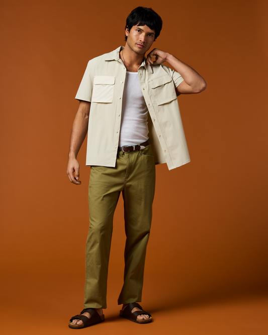 Solta Short-Sleeve Sun Shirt - Men's - Mineral - US 7132