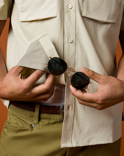 Solta Short-Sleeve Sun Shirt - Men's - Mineral - US 7132