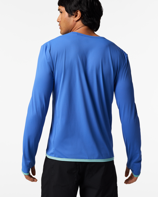 Sombra Long-Sleeve Sun Shirt - Men's - Azure - US 4004
