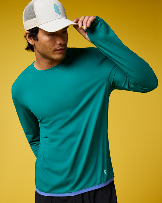Sombra Long-Sleeve Sun Shirt - Men's - Malachite - US 3458