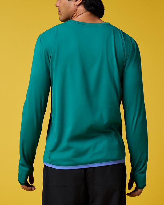 Sombra Long-Sleeve Sun Shirt - Men's - Malachite - US 3458