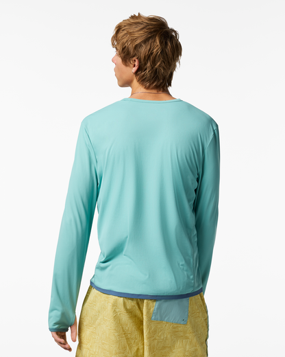Sombra Long-Sleeve Sun Shirt - Men's - Tide Pool - US 4349