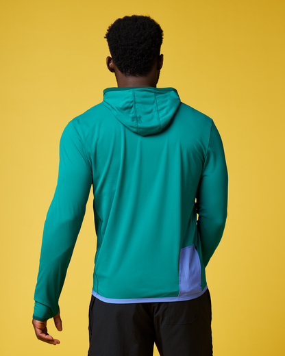 Sombra Sun Hoodie - Men's - Malachite - US 9543