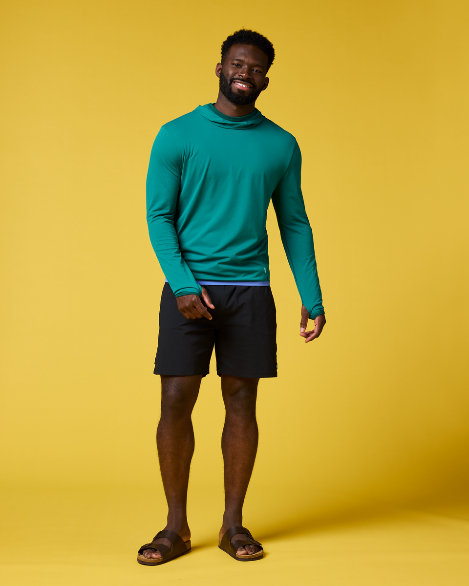 Sombra Sun Hoodie - Men's - Malachite - US 9543