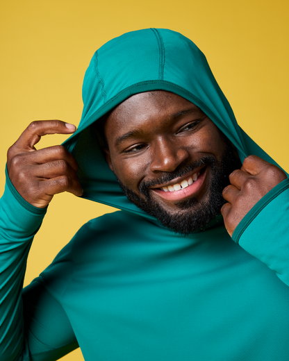 Sombra Sun Hoodie - Men's - Malachite - US 9543