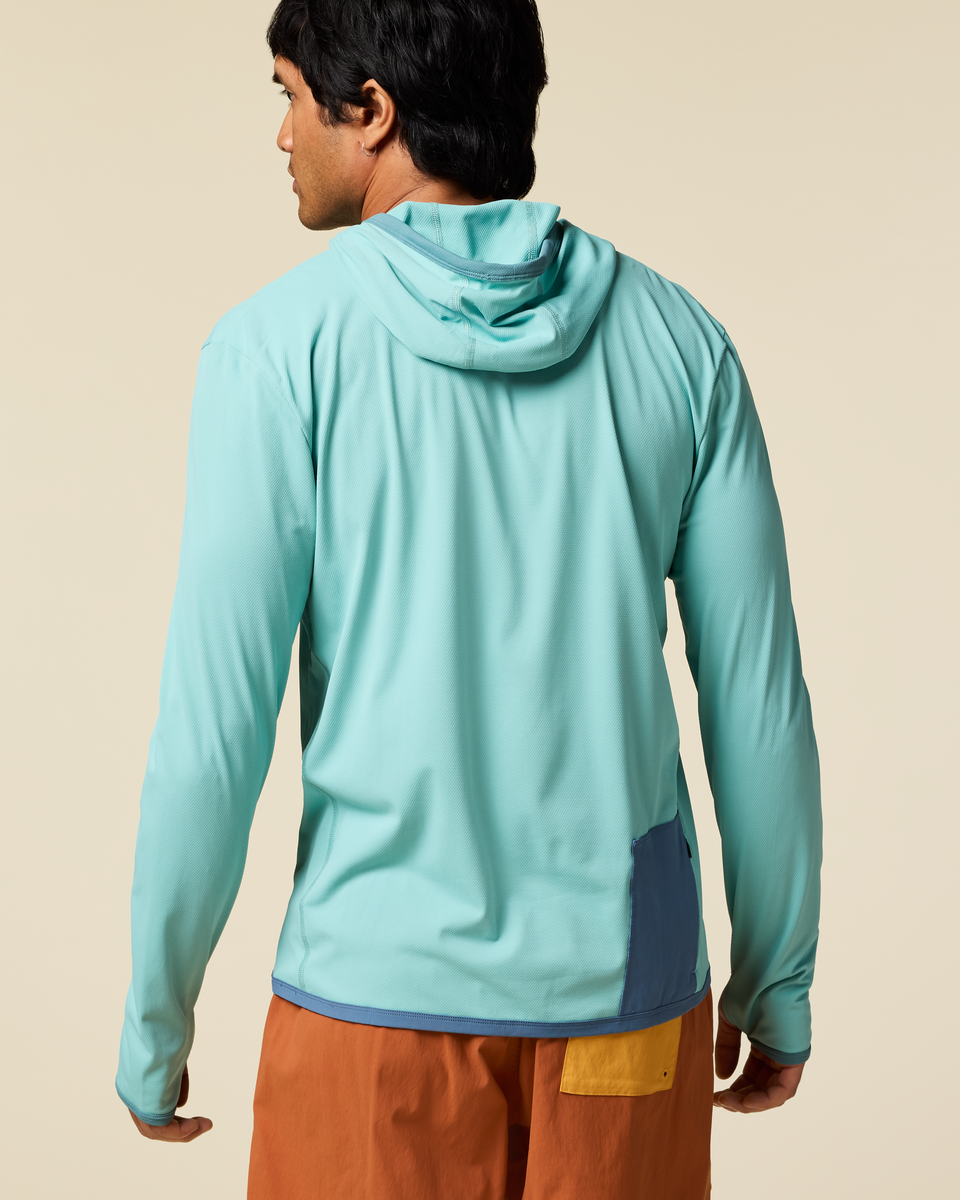 Sombra Sun Hoodie - Men's - Tide Pool - US 1574