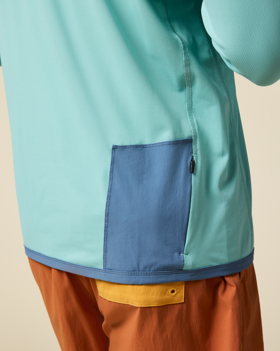 Sombra Sun Hoodie - Men's - Tide Pool - US 1574