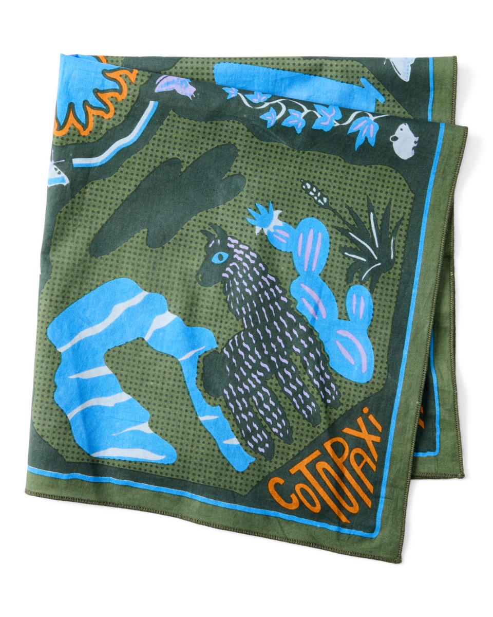 Organic Cotton Bandana - Llama Camp Bandana - US 2918