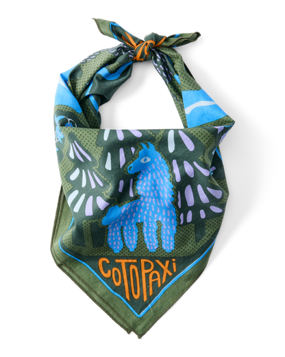 Organic Cotton Bandana - Llama Camp Bandana - US 2918