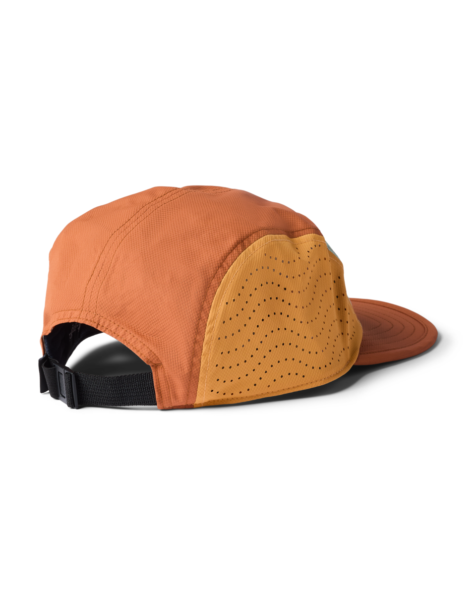 Tech Plus 5-Panel Hat - Tide Pool/Whiskey - US 9885
