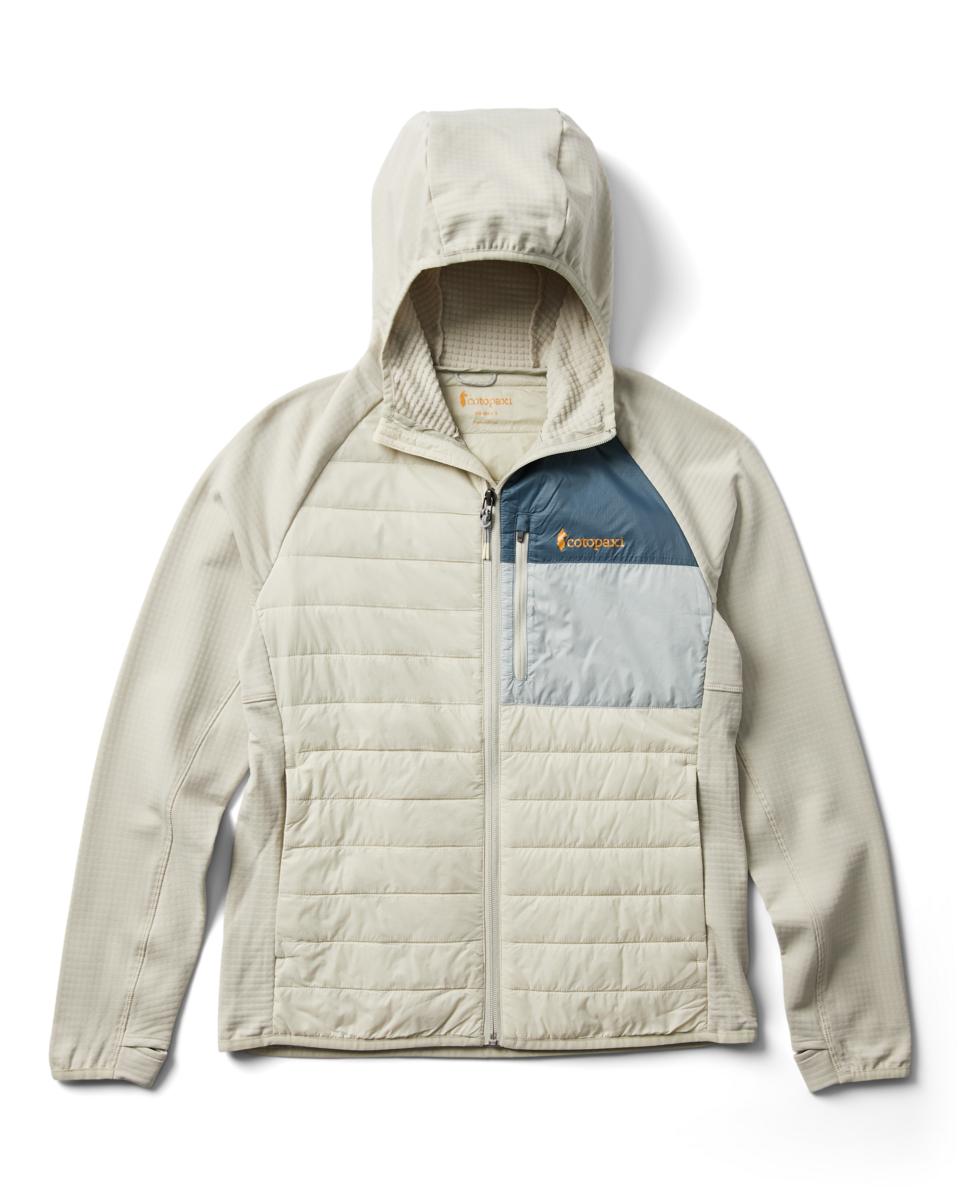 Acodo Hybrid Hooded Jacket - Women's - Chalk/Mineral - US 6496