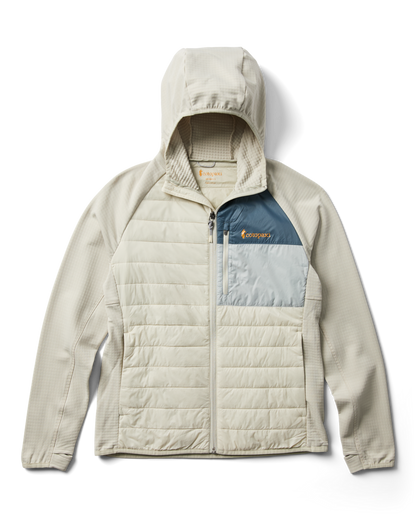 Acodo Hybrid Hooded Jacket - Women's - Chalk/Mineral - US 6496