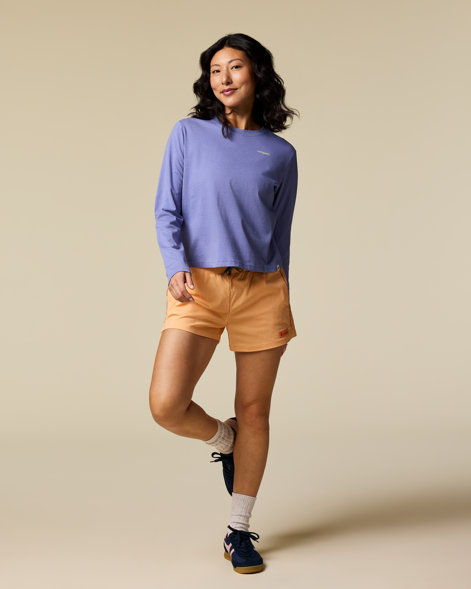 Flower Patch Long-Sleeve T-Shirt - Women's - Aster - US 4717
